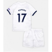Tottenham Hotspur Cristian Romero #17 Replika babykläder Hemmaställ Barn 2023-24 Kortärmad (+ korta byxor)